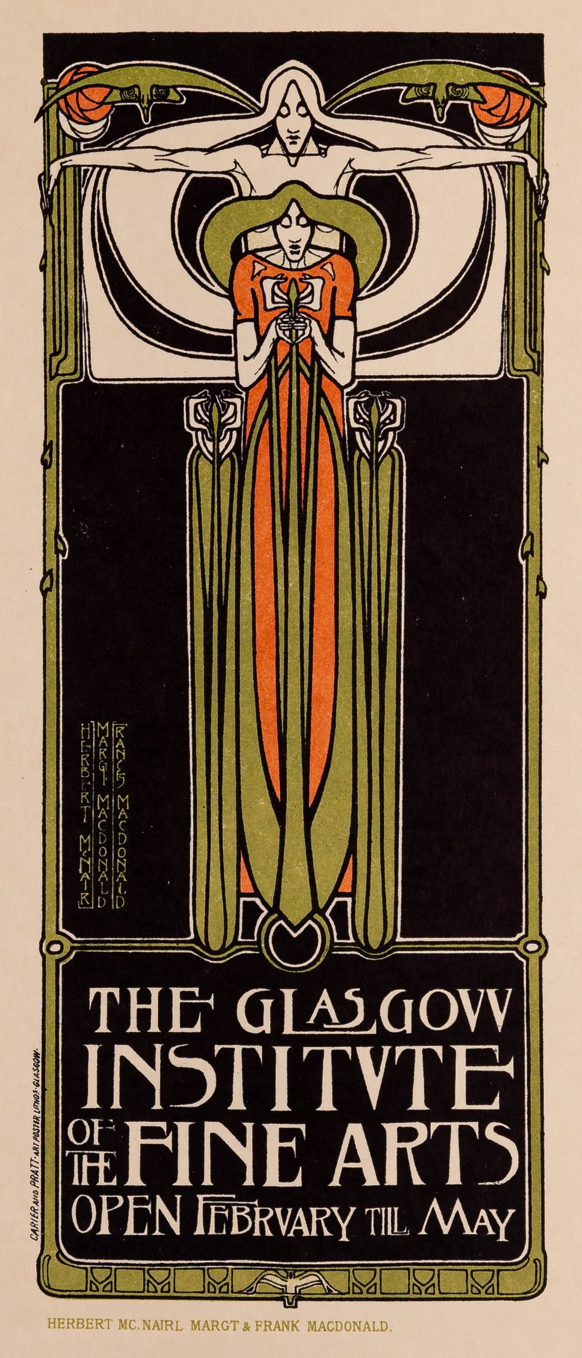 マッキントッシュ『GLASGOW Institute of Fine Arts』 Amazon.com: Wallbuddy Classic Glasgow Institute of Fine Arts