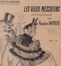 Load image into Gallery viewer, Les Vieux Messieurs/ Yvette Guilbert