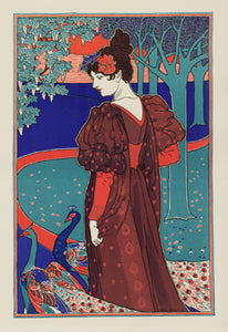 La Femme au Paon (Woman with Peacocks)