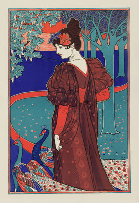 La Femme au Paon (Woman with Peacocks)