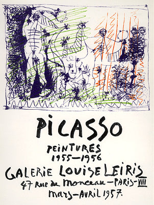 Peintures 1955-1956 Paintings. Louise Leiris Gallery, Paris 1957