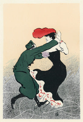 Couple skating