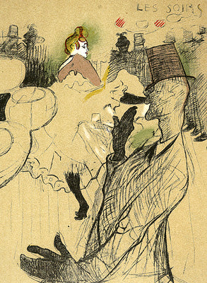 Moulin Rouge, La Goulue (Preliminary drawing for the Moulin Rouge Poster)